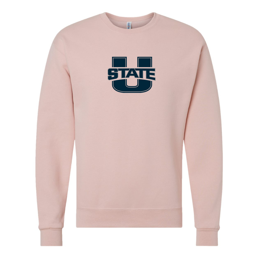 Men's Utah State Aggies JERZEES NuBlend Crewneck Sweatshirt